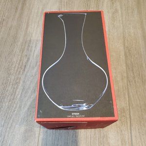 SOLD! RIEDEL Clear Crystal Glass Balloon Syrah Wine Decanter Carafe